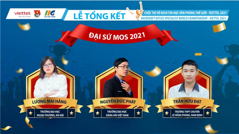 3 nhà vô địch cuộc thi tin học được trao tặng Huy hiệu Tuổi trẻ sáng tạo 