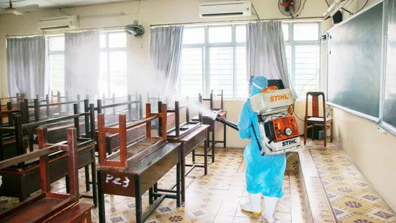 Hướng dẫn quy trình xử lý khi phát hiện F0 trong trường học