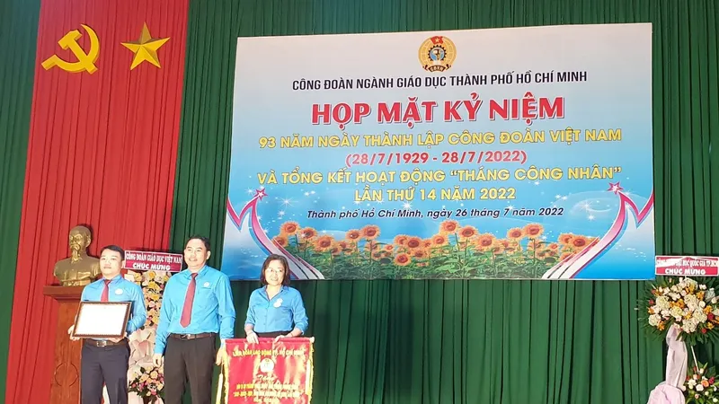 TPHCM: Tuyên dương các cá nhân, tập thể xuất sắc tham gia phong trào công đoàn ngành giáo dục