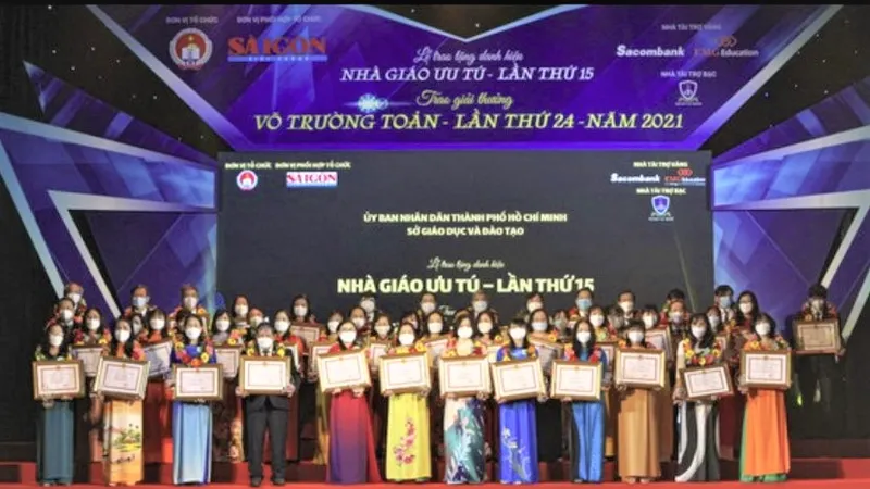 TPHCM: Tôn vinh 50 cán bộ quản lý, giáo viên đạt Giải thưởng Võ Trường Toản lần thứ 25 năm 2022