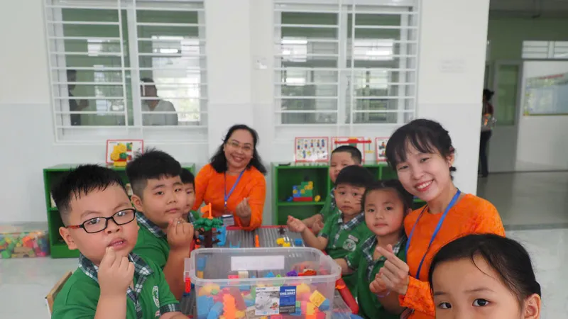 Quận 3 khánh thành Trường Mầm non 12, công trình chào mừng 50 năm Giải phóng miền Nam, thống nhất đất nước
