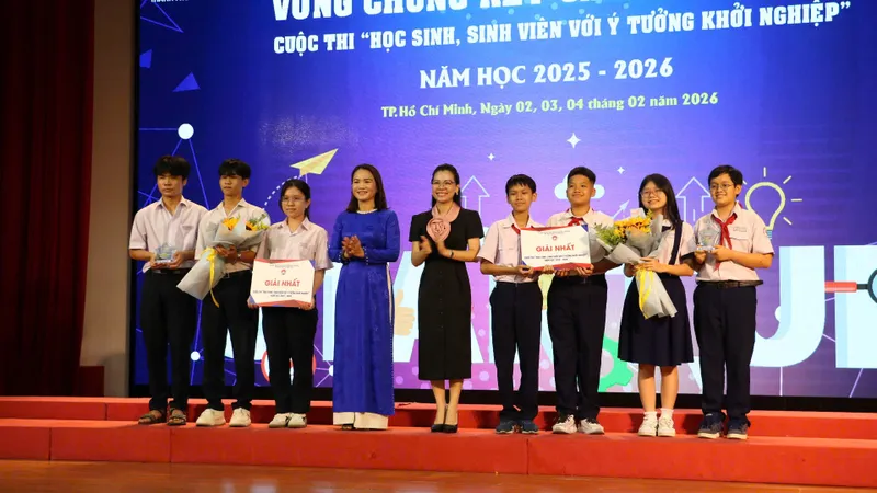 Trao giải cuộc thi ý tưởng khởi nghiệp của học sinh, sinh viên