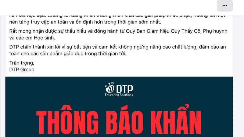 Ngừng truy cập sách điện tử dành cho học sinh tiểu học có nội dung người lớn