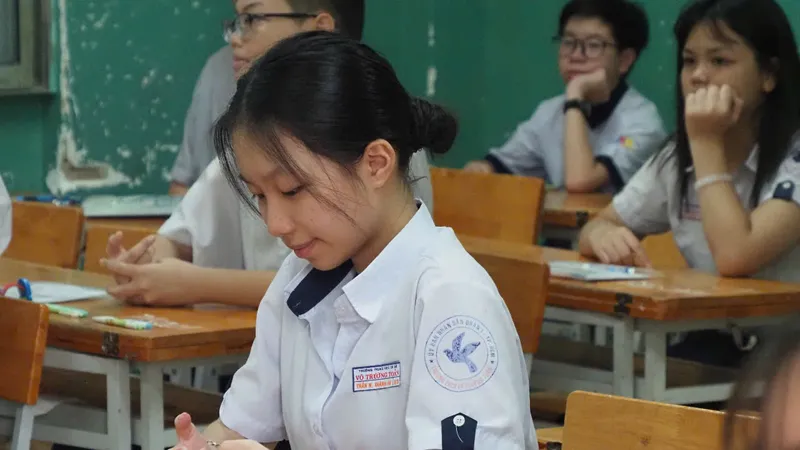 Học sinh tham gia kỳ thi tuyển sinh lớp 10 năm học 2025-2026 tại TPHCM