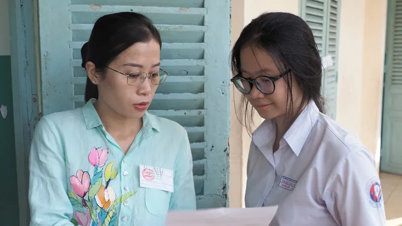 Học sinh tham gia thi tuyển lớp 10 công lập năm học 2025-2026 tại TPHCM