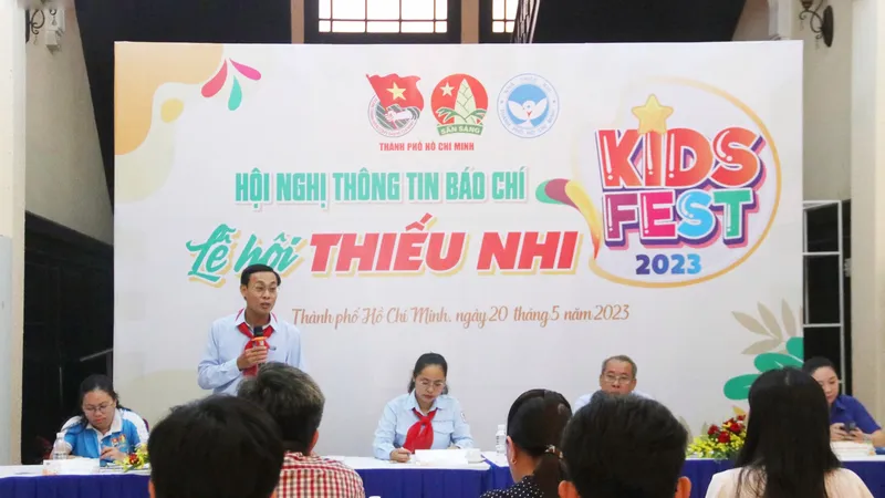 Họp báo về Lễ hội Thiếu nhi (Kids Fest) năm 2023. Ảnh: CTV 