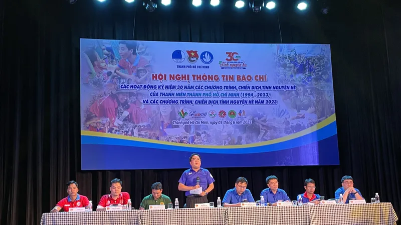 Hội nghị thông tin báo chí về các chương trình, chiến dịch tình nguyện hè năm 2023