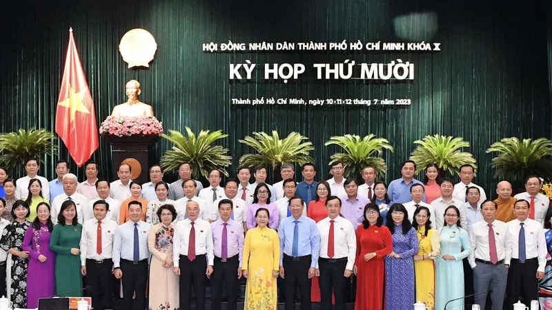 Kỳ họp thứ 10 HĐND TPHCM khóa X đã bế mạc sau 2,5 ngày làm việc. Ảnh: VIỆT DŨNG 
