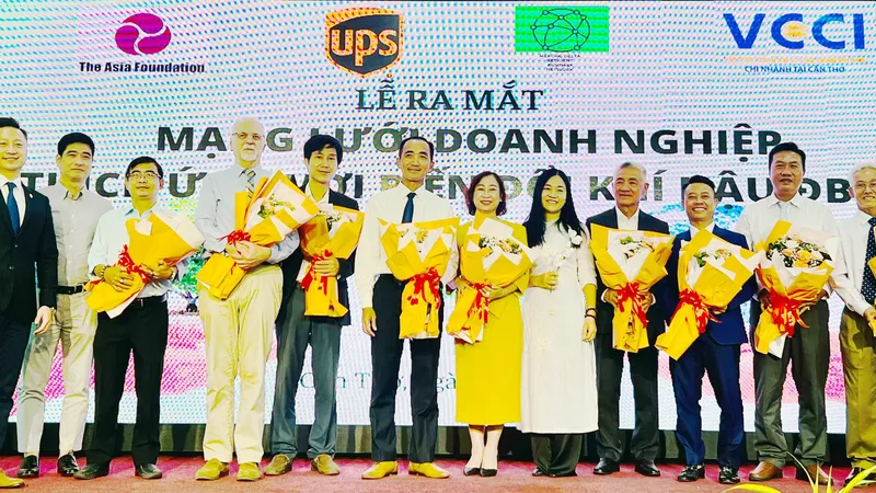 Ra mắt mạng lưới doanh nghiệp thích ứng với biển đổi khí hậu vùng ĐBSCL