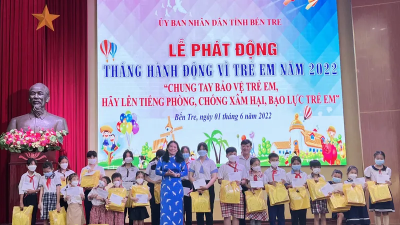  Phát động tháng hành động vì trẻ em năm 2022 tại ĐBSCL