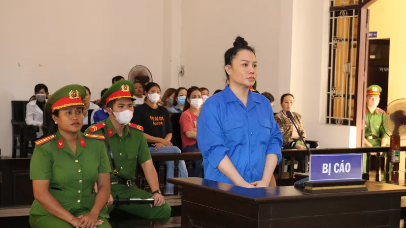 Bị cáo tại phiên tòa. Ảnh: PHẠM HƠN