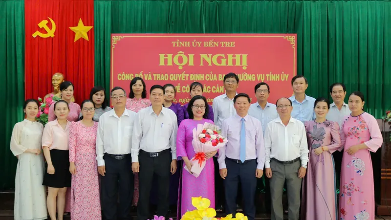 Đồng chí Nguyễn Trúc Hạnh, giữ chức vụ Trưởng Ban Tuyên giáo Tỉnh ủy Bến Tre