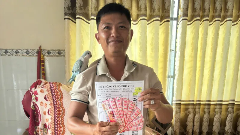 Trà Vinh: Một người đàn ông trúng 7 tờ vé số giải đặc biệt