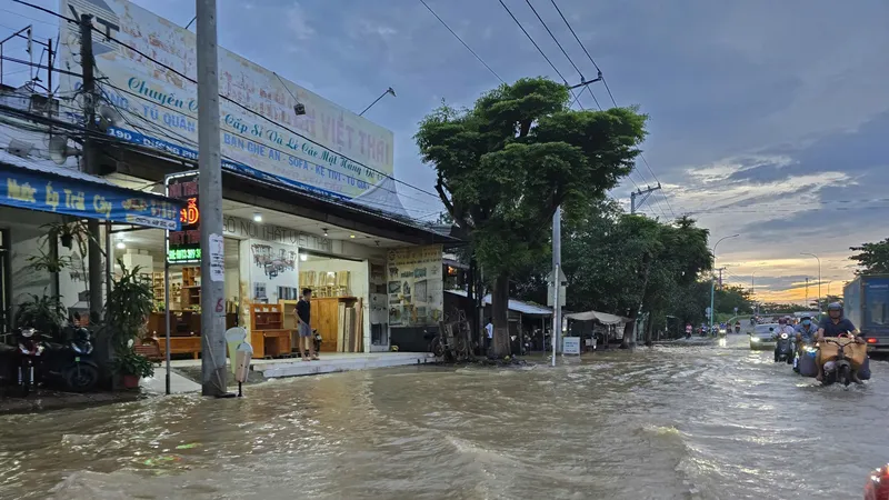 Vĩnh Long đề xuất nhiều giải pháp chống ngập do triều cường