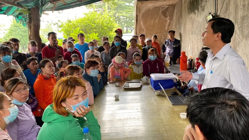 Công nhân Công ty TNHH AF Group kiến nghị khó khăn đến các cấp công đoàn TP