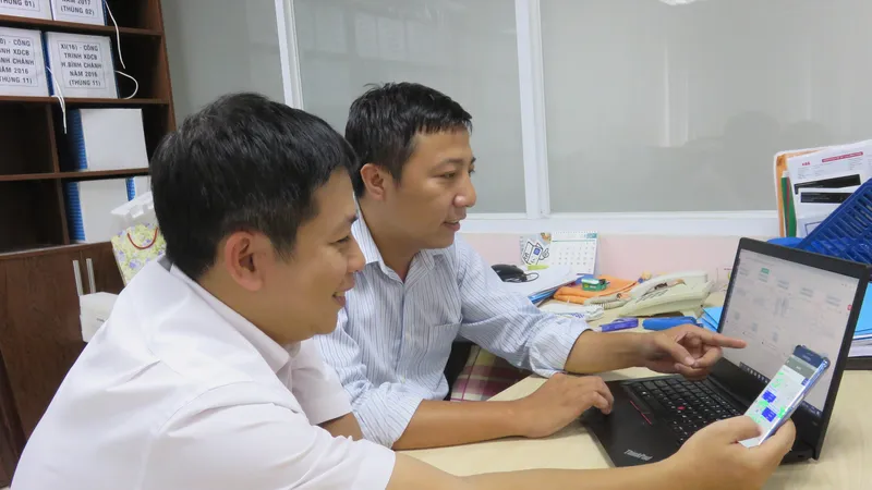 Chuyển đổi số giúp nhân viên ngành nước dễ dàng liên kết dữ liệu tại hiện tường, từ đó xử lý kịp thời các sự cố về nước