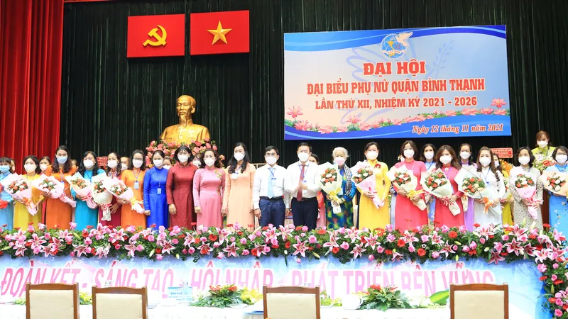 Ban Chấp hành Hội LHPN quận Bình Thạnh nhiệm kỳ 2021-2026 ra mắt
