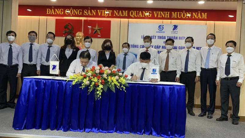 Sawaco và VNPT TPHCM ký kết thỏa thuận hợp tác chiến lược ngày 7-12