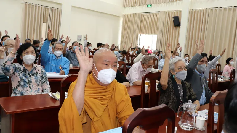 Đại biểu thống nhất các chương trình hiệp thương tại hội nghị