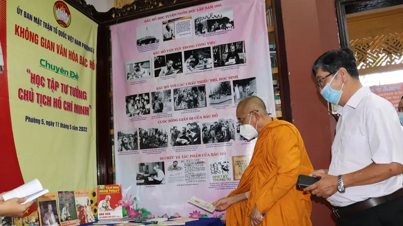 Ra mắt không gian văn hóa Hồ Chí Minh tại Tịnh xá trung tâm (phường 5, quận Bình Thạnh)