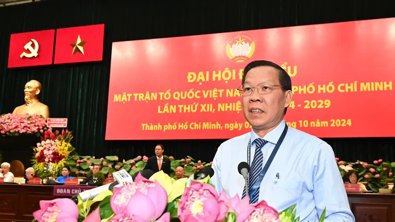 Chủ tịch UBND TPHCM Phan Văn Mãi đặt hàng MTTQ Việt Nam TPHCM nhiều nội dung
