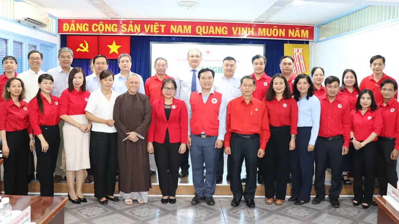 Đại biểu tham dự Hội nghị Ban Chấp hành lần thứ 3 của Hội Chữ thập đỏ TPHCM