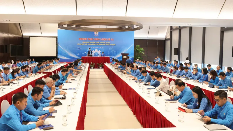 Quang cảnh phiên thảo luận tại đại hội, chiều 3-6. Ảnh: QUANG PHÚC