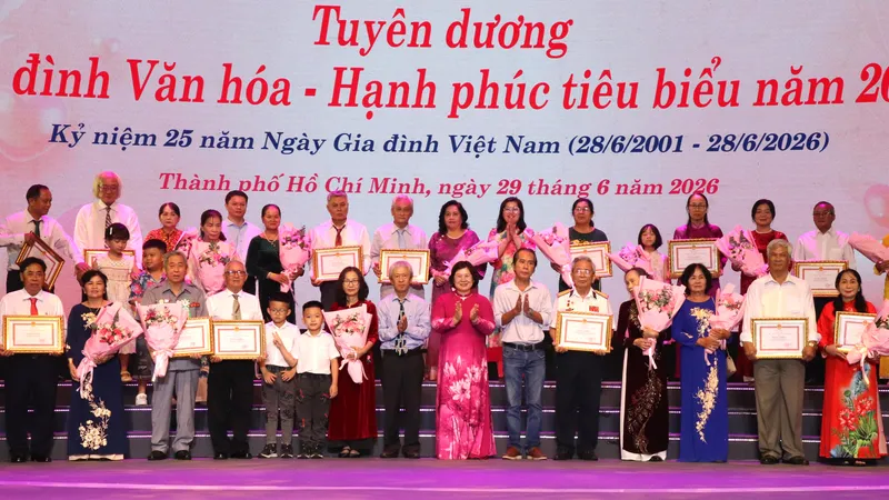 Mỗi gia đình hạnh phúc góp phần tạo nên một TPHCM phồn vinh, hiện đại