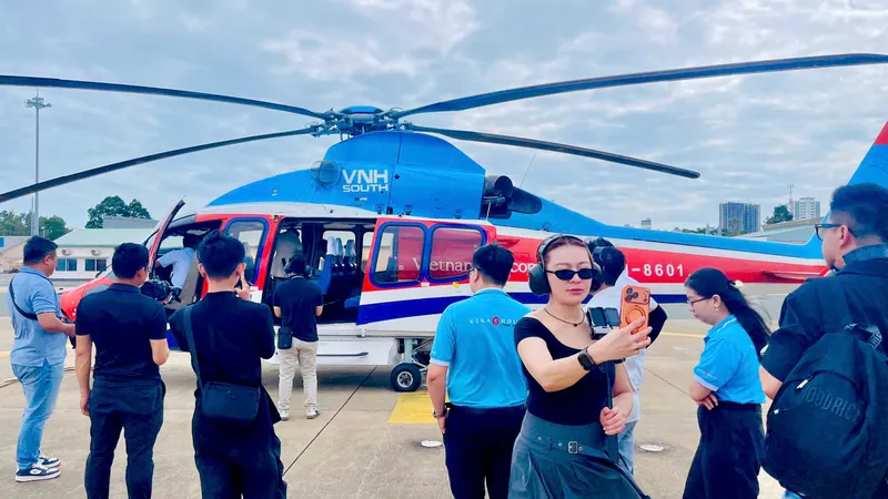 Tour trực thăng ngắm TPHCM: Nâng tầm sản phẩm du lịch