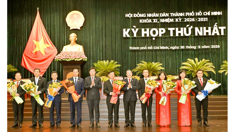 Kỳ họp thứ nhất HĐND TPHCM khóa XI, nhiệm kỳ 2026-2031: Bộ máy mới bắt đầu từ trách nhiệm mới