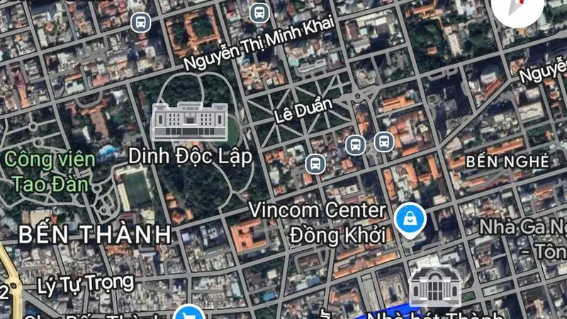 Khu vực đường Lê Lợi