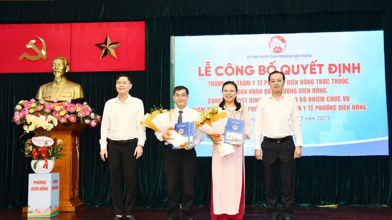 Thành lập Trạm y tế phường Diên Hồng