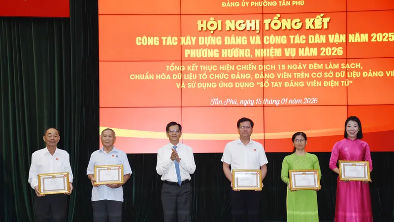 Phường Tân Phú (TPHCM): Phân công nhiệm vụ phải rõ người, rõ việc