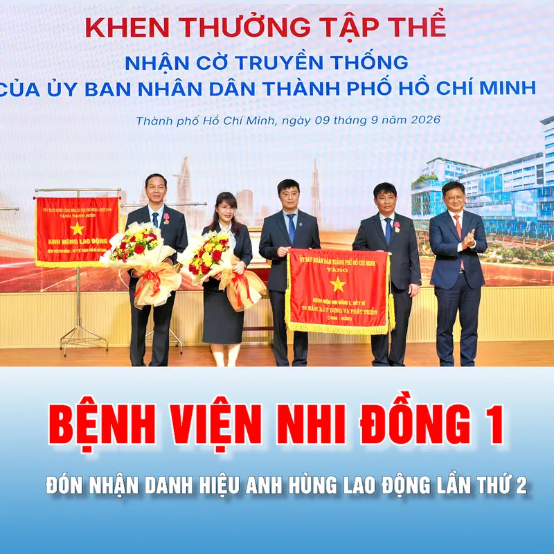Podcast tin thời sự ngày 9-9: Bệnh viện Nhi đồng 1 đón nhận danh hiệu Anh hùng Lao động