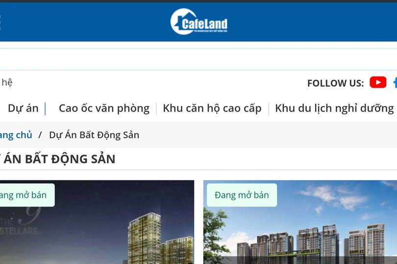 Xử phạt trang thông tin điện tử cafeland.vn