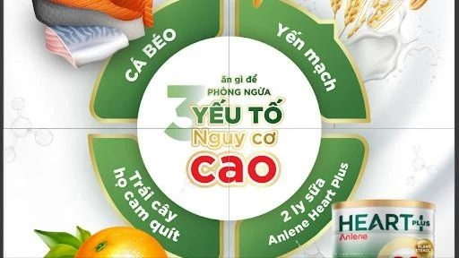 Chế độ dinh dưỡng đồng hành để có trái tim khỏe