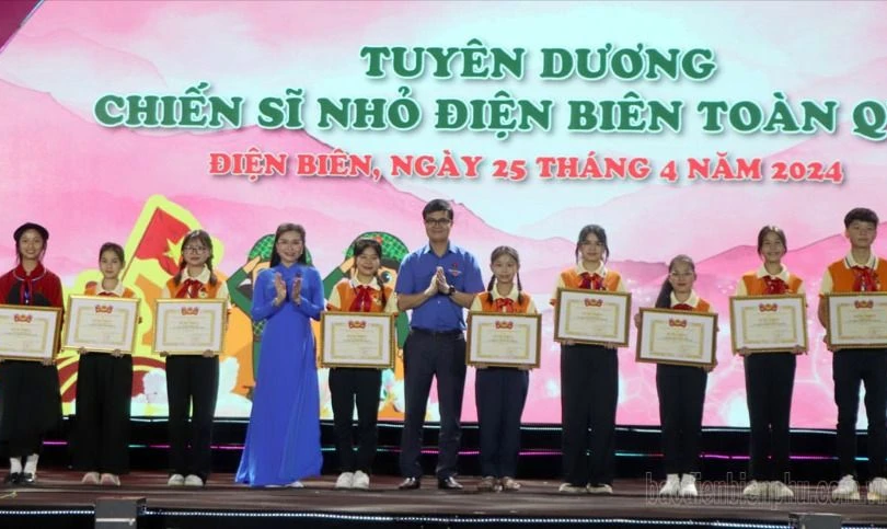 200 đại biểu thiếu nhi dự Liên hoan Chiến sĩ nhỏ Điện Biên toàn quốc