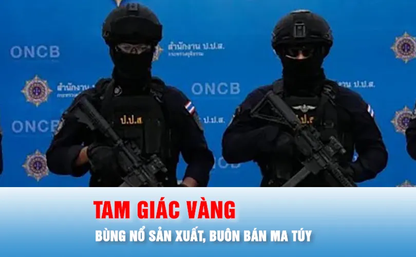 Podcast: Bùng nổ sản xuất, buôn bán ma túy tại Tam giác Vàng