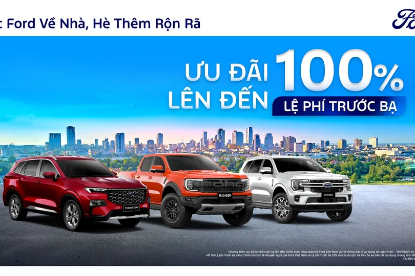 Ford Việt Nam và hệ thống Đại lý triển khai khuyến mãi tháng 7-2025 lên tới 89 triệu đồng
