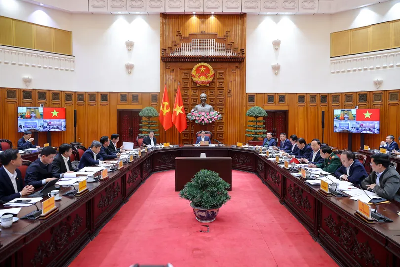 Thủ tướng Phạm Minh Chính chủ trì cuộc họp của Thường trực Chính phủ về công tác chuẩn bị tổ chức lễ khởi công, khánh thành, thông xe kỹ thuật các công trình, dự án chào mừng Đại hội lần thứ XIV của Đảng