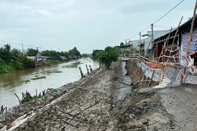 Một số điểm sạt lở trên địa bàn tỉnh An Giang trong thời gian qua