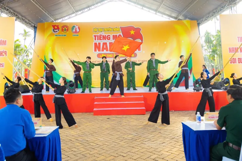 Khai mạc hội trại truyền thống “Tiếng mõ Nam Lân” năm 2025