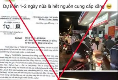 Xử lý chủ fanpage có 627.000 lượt theo dõi đăng tin “hết nguồn xăng dầu cho Đà Lạt”