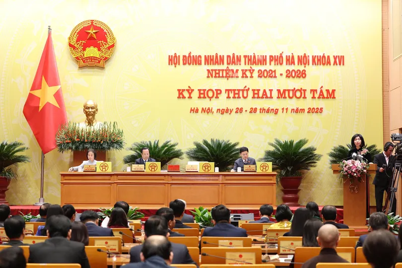 HĐND TP Hà Nội họp sớm kỳ họp cuối năm, xem xét nhiều quyết sách cho năm 2026