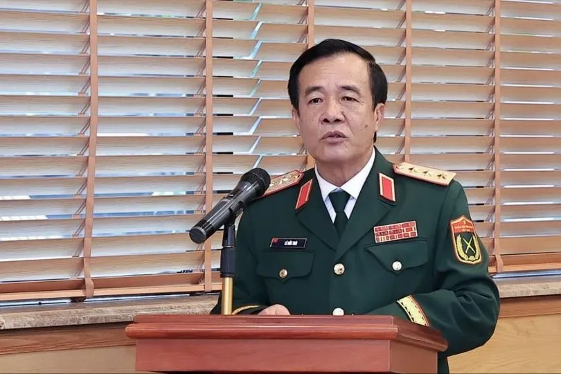 Trung tướng Lê Đức Thái, Ủy viên Ban Chấp hành Trung ương Đảng, Tư lệnh Bộ đội Biên phòng giữ chức Thứ trưởng Bộ Quốc phòng. Ảnh: Báo Biên phòng