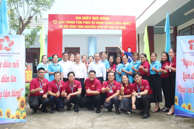 Phường Phú Lợi (TPHCM): Ra mắt mô hình "Alo! Trung tâm Phục vụ hành chính công nghe!"