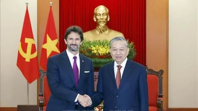 Tổng Bí thư Tô Lâm tiếp Phó Thủ tướng, Bộ trưởng Bộ Quốc phòng Slovakia