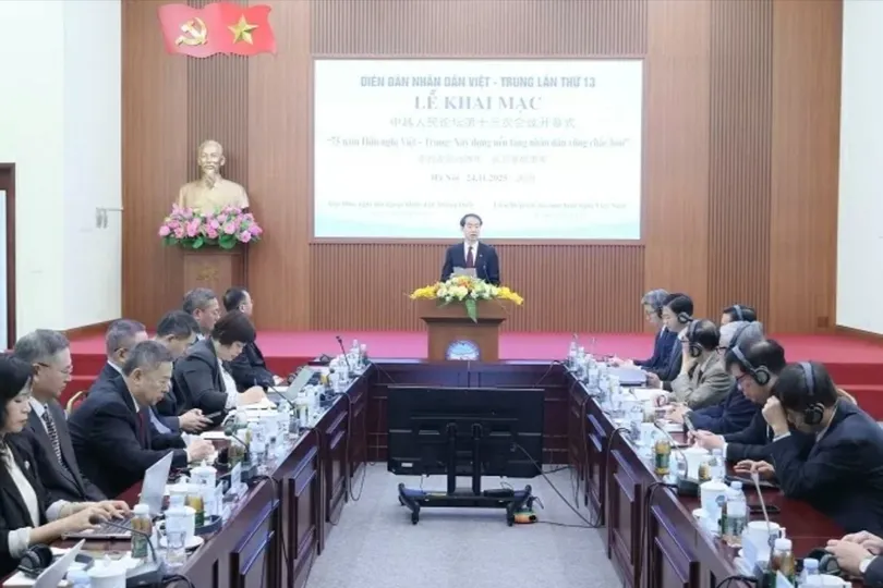 Lễ khai mạc Diễn đàn Nhân dân Việt - Trung lần thứ 13, ngày 24-11