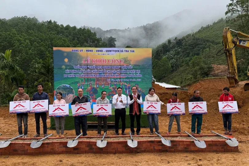 Đà Nẵng khởi công xây dựng nhà ở cho người dân vùng sạt lở Trà Tân