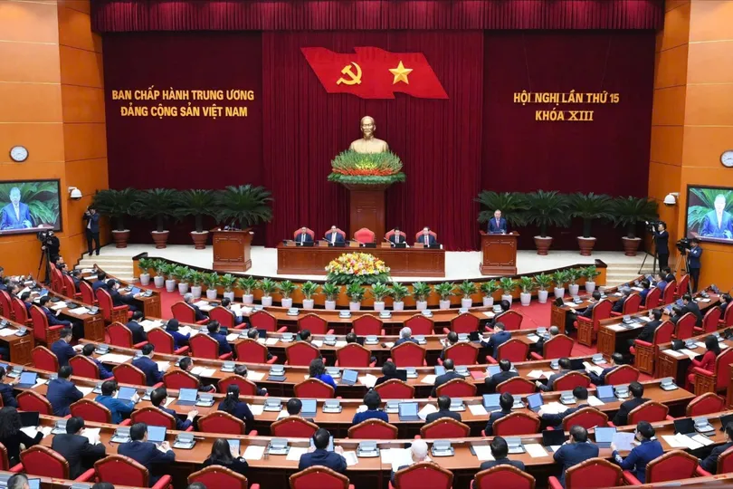 Ngày làm việc thứ hai và bế mạc Hội nghị lần thứ 15 Ban Chấp hành Trung ương Đảng khóa XIII